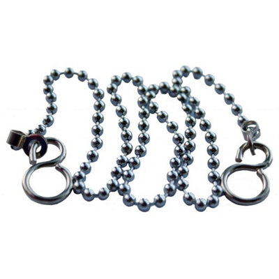 Oracstar Basin Plug Chain Chrome (18In) from B&Q