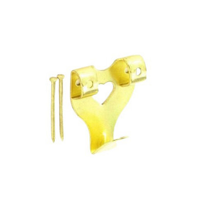 Securpak Picture Hooks (Pack Of 8) Gold (One Size) from B&Q