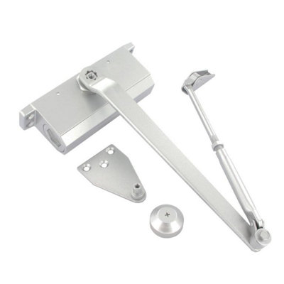 Smiths Architectural Overhead Door Closer Silver (One Size) from B&Q