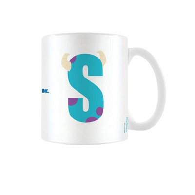 - Monsters Inc S Alphabet Mug White/blue (One Size)