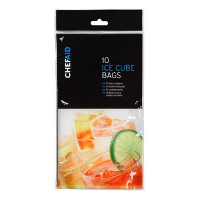 Chef Aid Ice Cube Bags (Pack Of 10) Clear (One Size) from B&Q