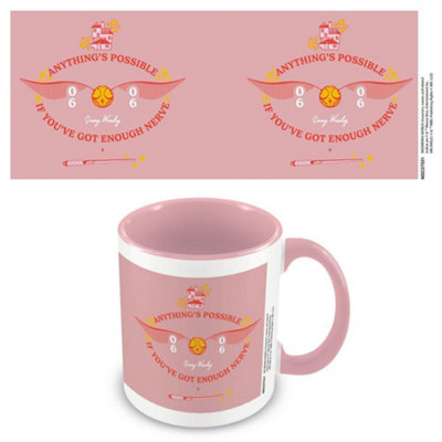 Harry Potter Anything Is Possible Mug White/pink/red (One Size) from B&Q
