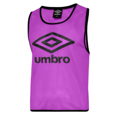  - Umbro Unisex Adult Training Bib Purple/black (L-Xl)