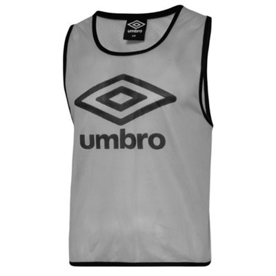  - Umbro Unisex Adult Training Bib High Rise Grey/black (S-M)