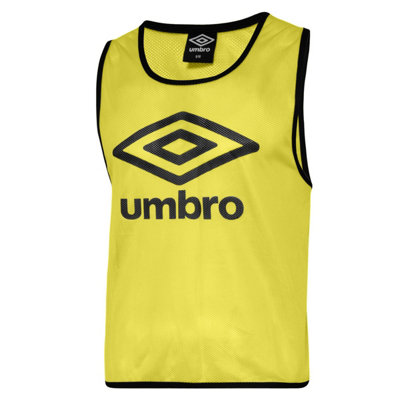  - Umbro Childrens/kids Training Bib Yellow/black (S-M)