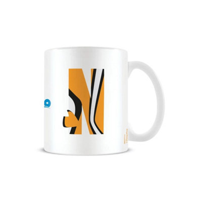 - Finding Nemo N Alphabet Mug White/orange (One Size)