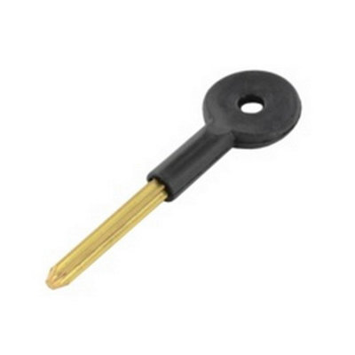 Securit Br Bolt Key Black/gold (One Size) from B&Q