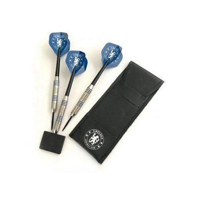 Chelsea Fc Darts Set (Pack Of 3) - Silver/Blue/Black - Image 3