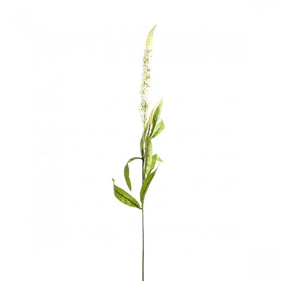 B&Q -  Veronica Artificial Plant White/green (One Size)