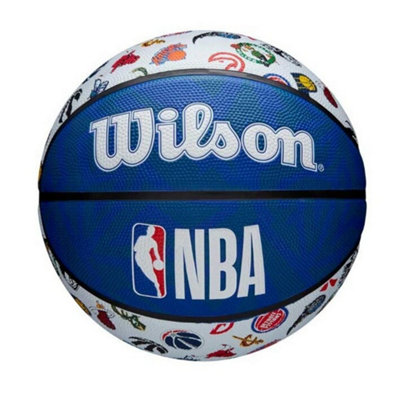 Nba Team Tribute Wilson Basketball Blue/white (7) from B&Q