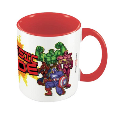 Marvel Clic Mode Inner Two Tone Mug White/red (One Size) from B&Q