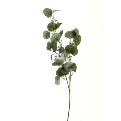 Hill Interiors Green Eucalyptus Artificial Plant (One ) 66Cm