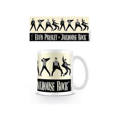 - Elvis Presley Jailhouse Rock Mug White/cream/black (One Size)