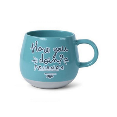 - Friends How You Doin Round Mug Blue/black (One Size)