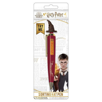 Harry Potter Stand Together Sorting Hat Pen Red/yellow (One Size) from B&Q