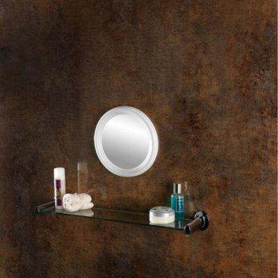  - Supahome Round Wall Mirror White (One Size)