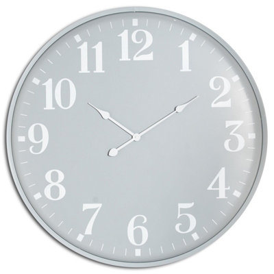 Hill Interiors Ashmount Wall Clock Grey (80Cm X 5Cm X 80Cm) from B&Q