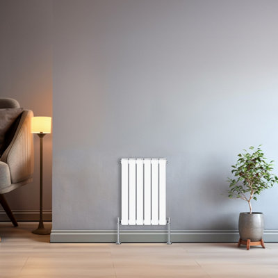 B&Q -  600X408 mm Horizontal Double Flat Panel Designer Radiator White