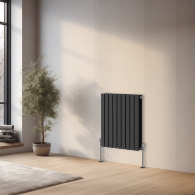 Right Radiators 600X612 Mm Horizontal Double Flat Panel Designer Radiator Anthracite