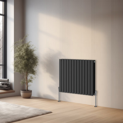 Right Radiators 600X884 Mm Horizontal Double Flat Panel Designer Radiator Anthracite