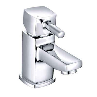 Sundaze Cloakroom Basin Sink Mixer Tap Chrome Modern Bathroom Faucet from B&Q