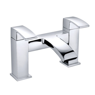 Sundaze Designer Bathroom Tub Faucet Chrome Bath Filler Mixer Tap from B&Q