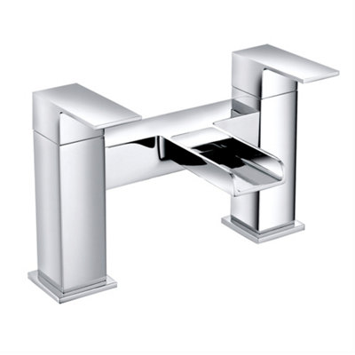 Sundaze Bathroom Bath Filler Mixer Tap Square Tub Lever Faucet Chrome from B&Q
