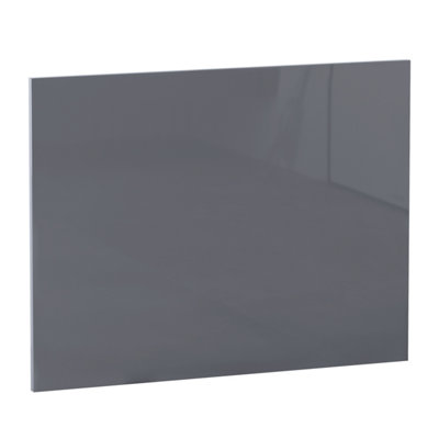 Sundaze Modern Bathroom L Shaped Bath Panels Mdf End Bath Panel 700mm Gloss Grey from B&Q