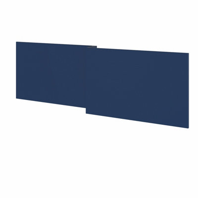 SunDaze Modern Bathroom L Shaped Bath Panels Mdf Front Bath Panel 1700mm Blue