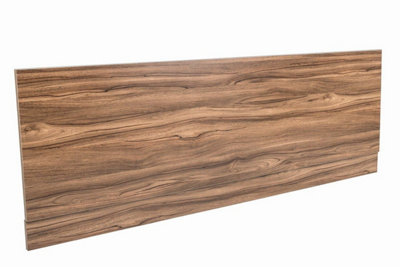 Sundaze Walnut Effect 1700mm Straight Shower Bath Front Panel For Bathroom Soaking Bathtub from B&Q