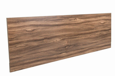 Sundaze Walnut Effect 1800mm Straight Shower Bath Front Panel For Bathroom Soaking Bathtub from B&Q