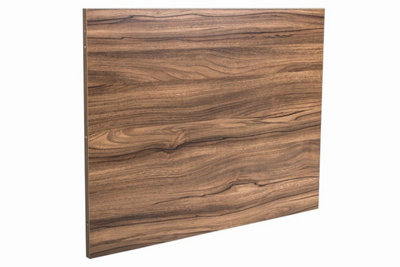 SunDaze L Shaped End Bath Panels For Bathroom Soaking Bathtub Walnut 700mm