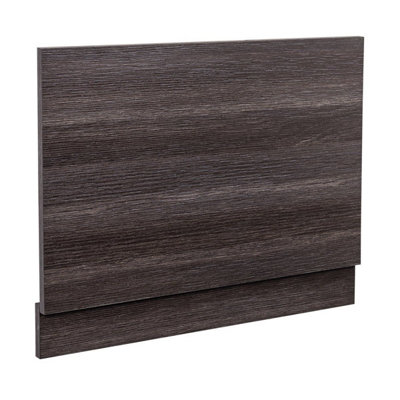 Sundaze Modern Straight Bath End Panels For Bathroom Soaking Bathtub Charcoal Grey 700mm from B&Q
