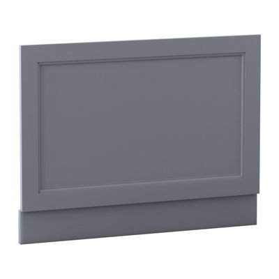 Sundaze Traditional Bathroom 750mm Bath Mdf End PanelMatte Grey from B&Q