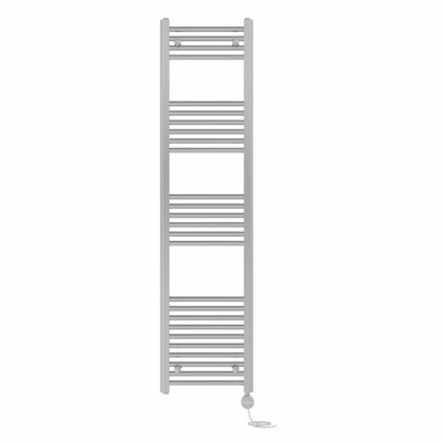 Right Radiators Prefilled Thermostatic Electric Heated Towel Rail Straight Ladder Warmer RadsChrome 1600X400 mm from B&Q