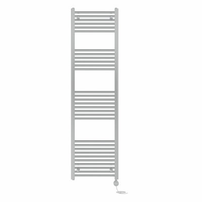 Right Radiators Prefilled Thermostatic Electric Heated Towel Rail Straight Ladder Warmer RadsChrome 1800X500 mm from B&Q
