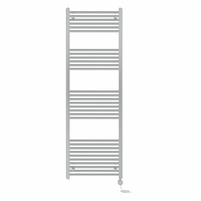 Right Radiators Prefilled Thermostatic Electric Heated Towel Rail Straight Ladder Warmer RadsChrome 1800X600 mm from B&Q