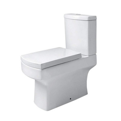 Sundaze Toilet Wc Close Coupled Bathroom Ceramic Toilet Pan & Cistern Bathroom Set White from B&Q