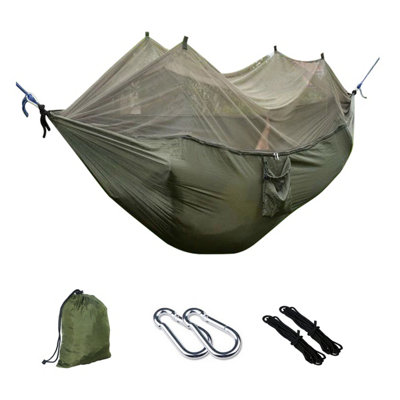 Sundaze Ultralight Garden Camping Hammock Double Person Outdoor Travel Swing Parachute Nylon Fabric from B&Q