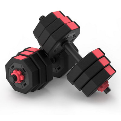 Sundaze Barbell Dumbbell Set 30Kg Weight Plates Kit Fitness Gym