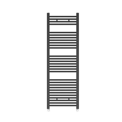 Right Radiators 1500X500 mm Vertical Straight Heated Towel Rail Radiator Ladder Warmer Anthracite from B&Q