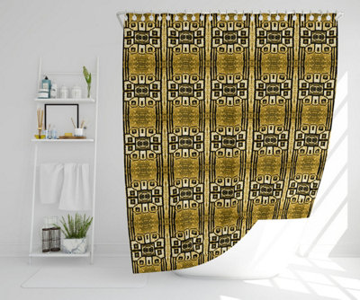 Andrew Lee Portuguese Ethnic Tiles Azulejos (Shower Curtain) / Default Title
