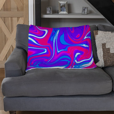 B&Q -  Pink & Blue Marble (Blanket) / Default Title