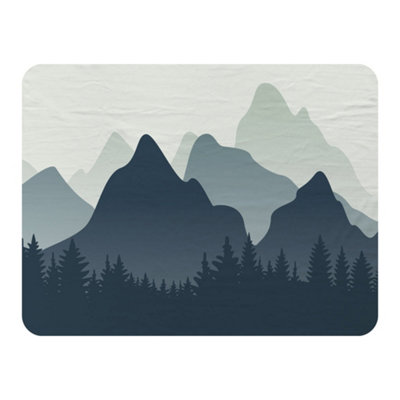 Andrew Lee Mountain Landscape Illustration (Blanket) / Default Title from B&Q