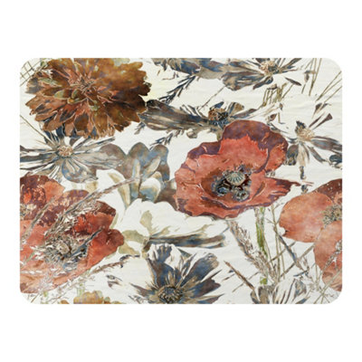 Andrew Lee Watercolour Flower Print (Blanket) / Default Title from B&Q