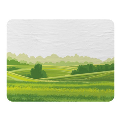 Andrew Lee Countryside Landscape Illustration (Blanket) / Default Title from B&Q