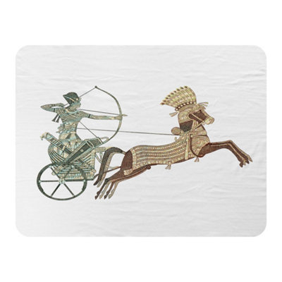 Andrew Lee Pharaoh On War Chariot (Blanket) / Default Title from B&Q