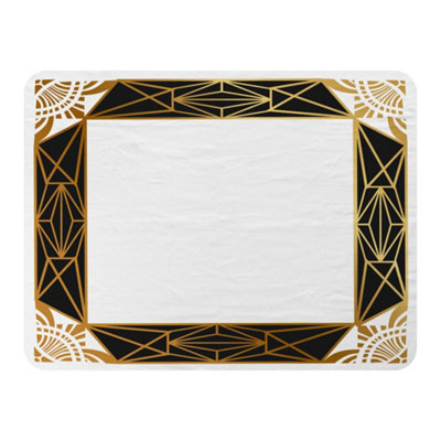 Andrew Lee Art Deco Border (Blanket) / Default Title from B&Q