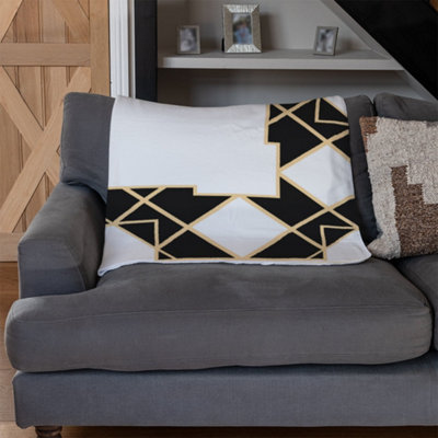 Andrew Lee Art Dco Diamond Border (Blanket) / Default Title from B&Q