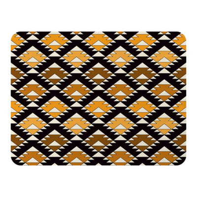 Andrew Lee Repeated Triangles Geometric Background (Blanket) / Default Title from B&Q